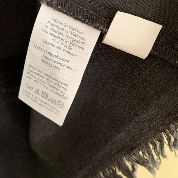 NWT Madewell Rigid Denim A-line Mini Jean Skirt 26 - Picture 9 of 9